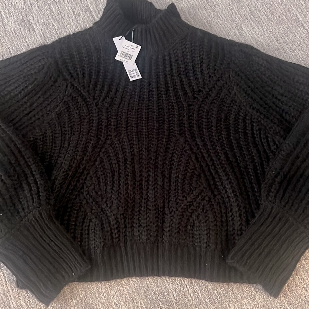 Sanctuary, black sweater